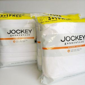 NWT Men White Crew Neck Undershirt-038043